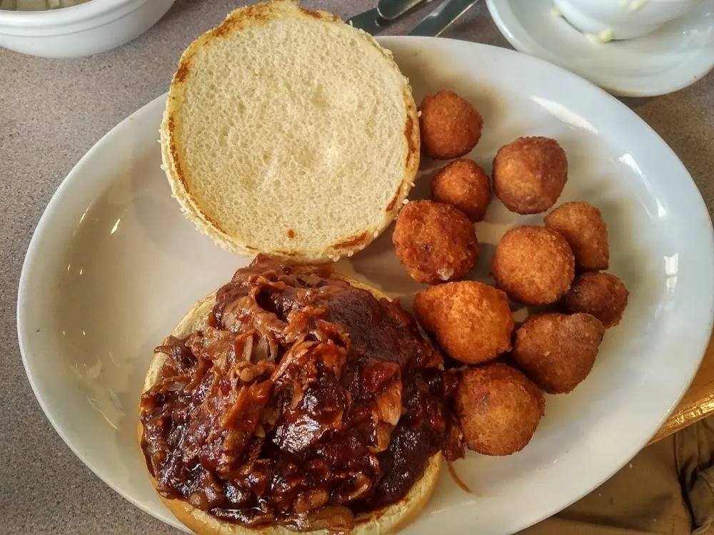 Pulled Pork and Fried Mushrooms